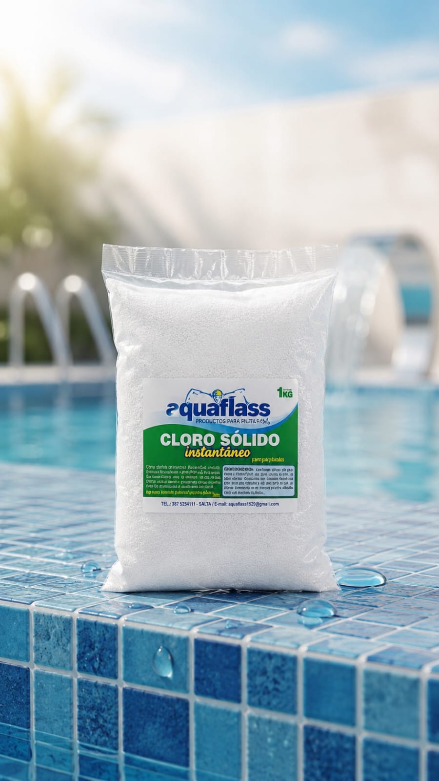 Cloro instantaneo aquaflass 1 kg