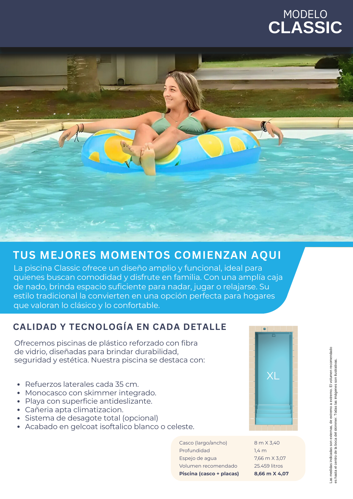 Piscina Classic Extra Large