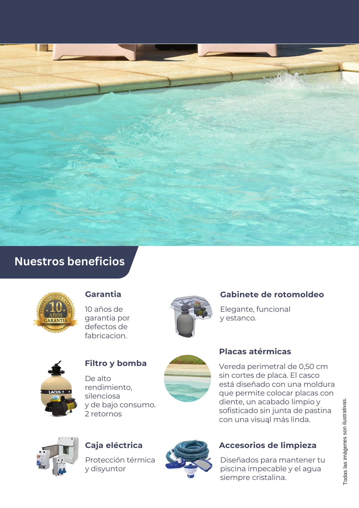 Beneficios de la piscina Easy Small