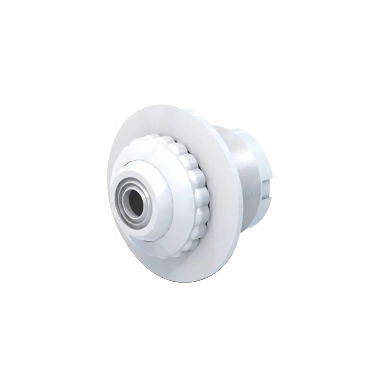 Retorno aro flor blanca 50 mm Hormigon