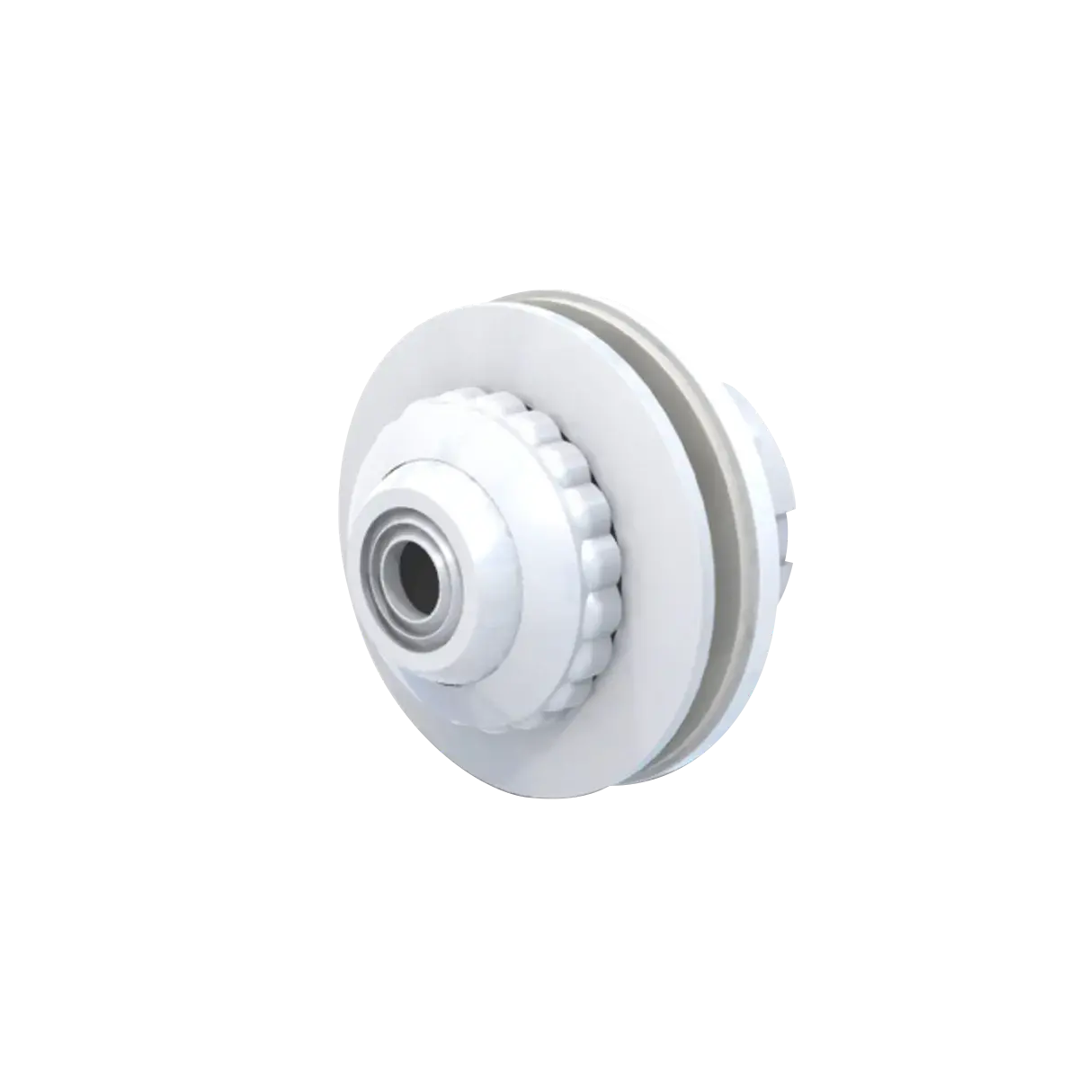 Retorno flor blanca 50 mm FV
